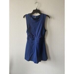 Free People Movement Easy Does It Tennis Dress/ Skort XS Blue Missing Drawstring